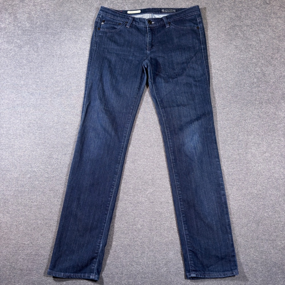 AG Adriano Goldschmied The Stilt Jeans Womens 30 Blue Cigarette Leg Dark Wash